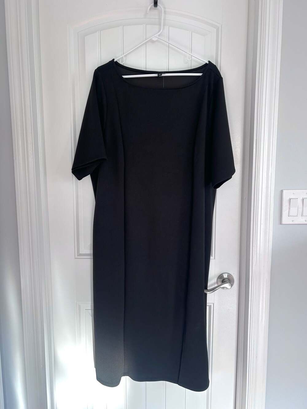 Torrid Midi Studio Cupro Boatneck Bodycon Dress Black Size 4 / 4X